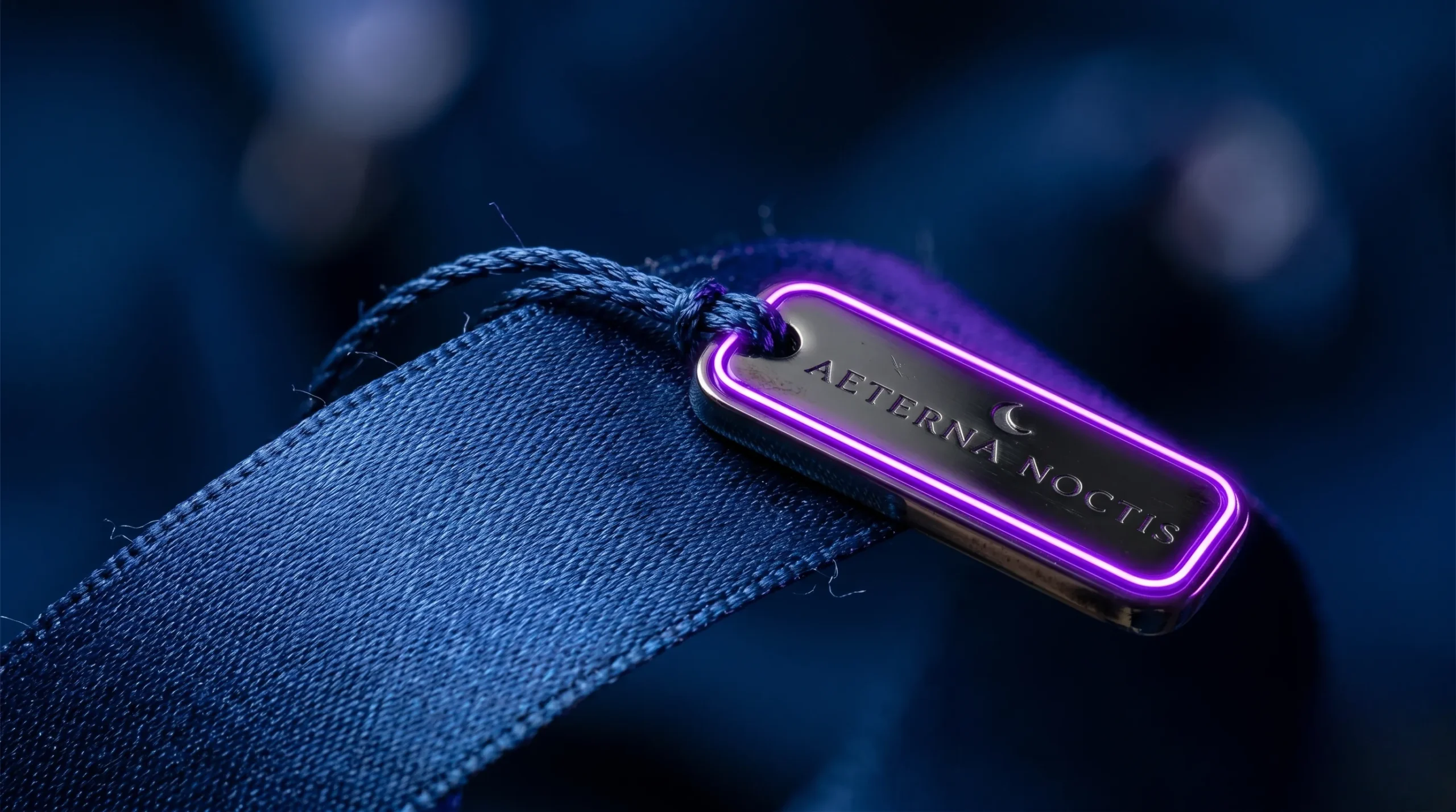Cadeaux invités pour mariage : Top 12 idées chic & sexy 2026 2 Gros plan macro sur les détails d'un cadeau de mariage luxueux éclairé par des reflets violets.