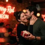 Les 5 langages de l'amour : secret 2026 12 Couple partageant un moment de complicité sous une lumière élégante