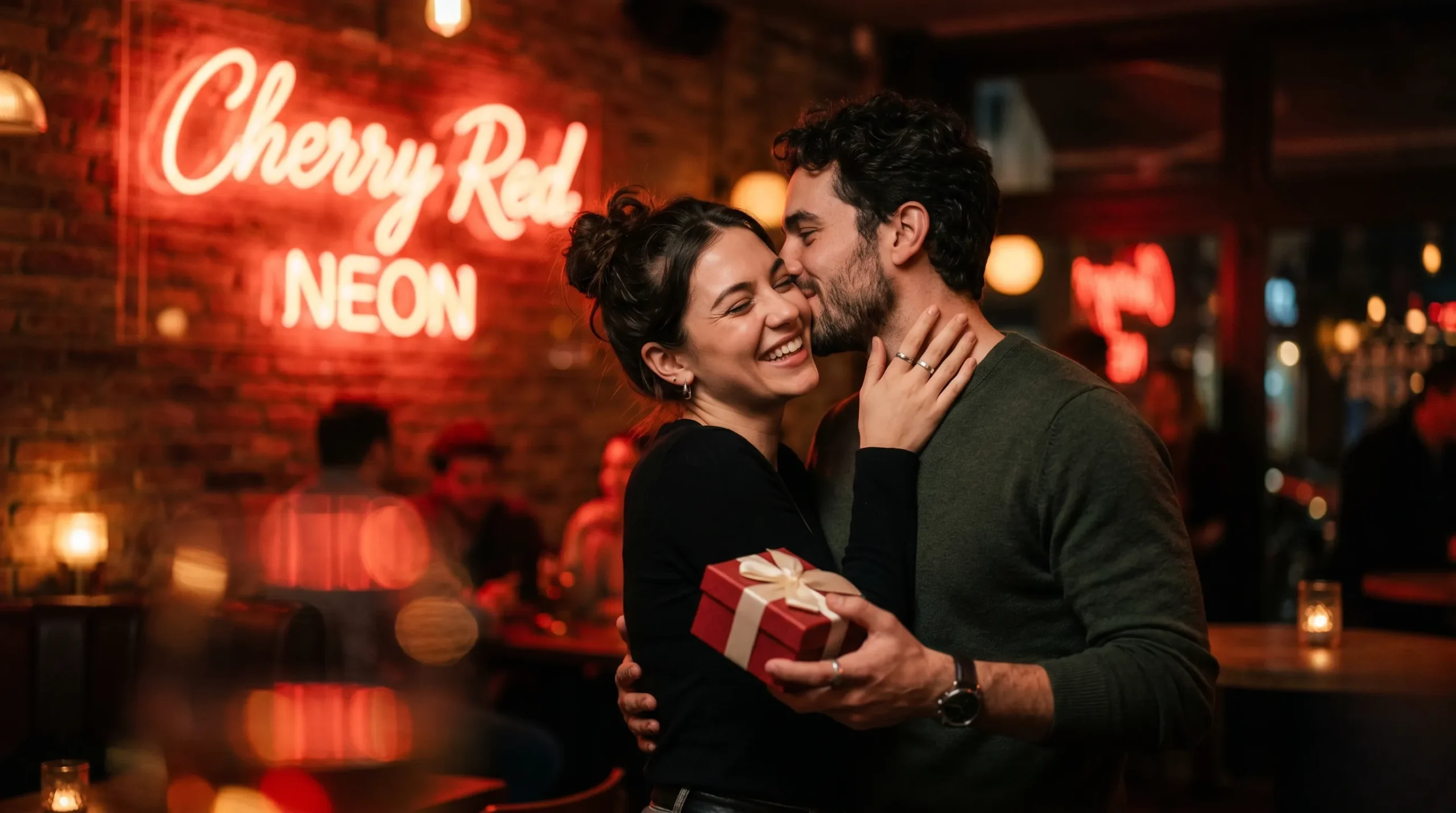 Les 5 langages de l'amour : secret 2026 1 Couple partageant un moment de complicité sous une lumière élégante