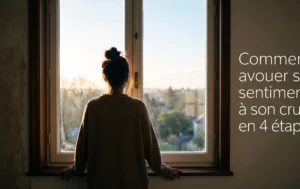 Une silhouette pensive se découpe face à une grande fenêtre lumineuse baignée d un halo blanc
